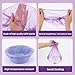 100 Purple Pedicure Liners 13.8 x 19.7 Inches Disposable Unbreakable Pedi Liners Disposable Fits Most Tub and Pedicure Foot Spa Home Use
