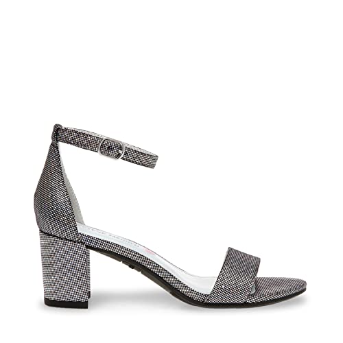 Steve Madden Girls Shoes Girls Carrson Heeled Sandal, Pewter Iridescent, 1 Little Kid #TOP5