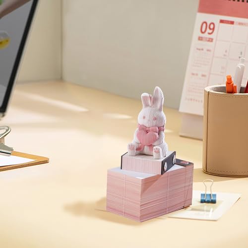 Bloc-notes 3D décoratif, cadeau idéal pour bureau pour collègue