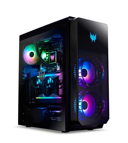Predator Orion 7000 (PO7-655) Gaming PC - Intel Core i7-14700KF (Bis zu 5,6 GHz), 32 GB DDR5 RAM, 2x1000 GB M.2 PCIe (SSD), NVIDIA GeForce RTX 4080 SUPER (16 GB GDDR6X), Windows 11 Home