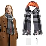 Senprity Écharpe Chauffante - Écharpe Électrique avec Power Bank 5000mAh pour Femme et ...