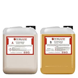 TFC Résine de coulée en polyuréthane 2 minutes I Pâte de coulage bi-composant I 10 kg (2 x 5 kg)
