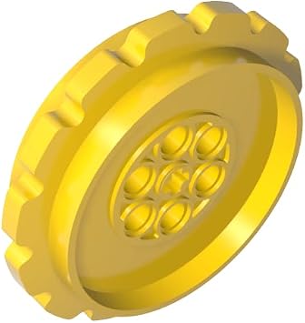 Classic Bricks GDS-2014-030 Technicial Tread Sprocket Wheel Large Diameter 7 Holes Compatible with Lego Parts 42529 100% Compatible with Lego and All Major Brick Brands