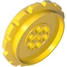 Classic Bricks GDS-2014-030 Technicial Tread Sprocket Wheel Large Diameter 7 Holes Compatible with Lego Parts 42529 100% Compatible with Lego and All Major Brick Brands