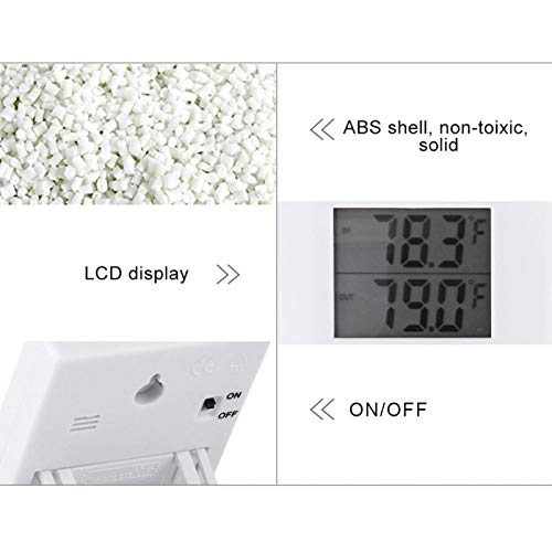 Energiezuinige digitale thermometer Stabiliteit Keukenthermometer Binnen Buiten voor thuis - Image 3