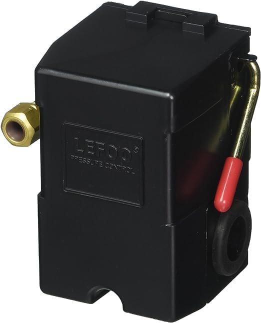 lefoo Quality Air Compressor Pressure Switch Control 95-125 PSI 1 Port w/Unloader