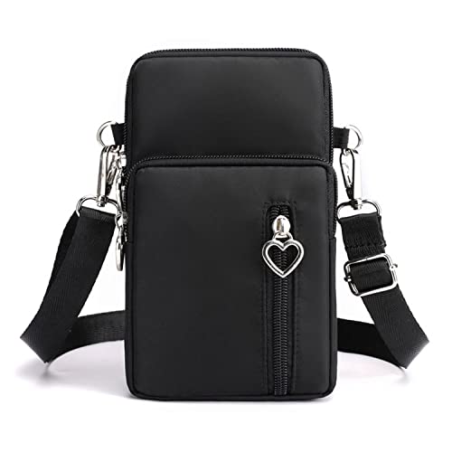 Image of WITERY Waterproof Nylon Cute Crossbody Cell Phone Purse Smartphone Wallet Bag for Women