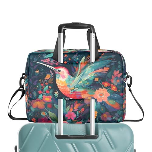 Maletín para portátil 15.6 pulgadas estampado colibrí miniatura 7