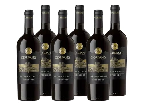 Giordano – Box Barbera d’Asti Superiore DOCG 2020 – Gereifter Trockener Rotwein aus dem Piemont...