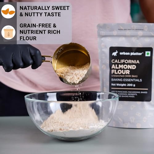 Urban Platter Natural Almond Flour, 200 g