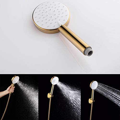 Set de ducha de mano con manguera y soporte miniatura 2