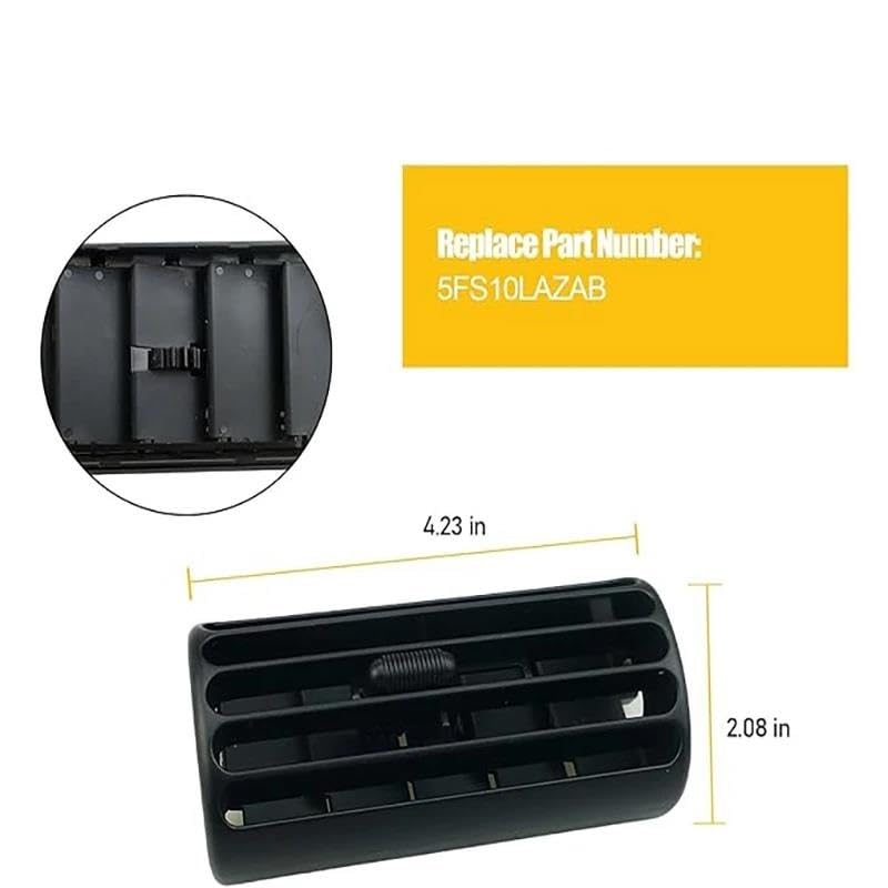 Grille de climatisation de remplacement pour réparer l'aérateur Cherokee - 4