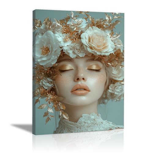 Tableau fleur TERUEA cadeau anniversaire original pour decoration maison