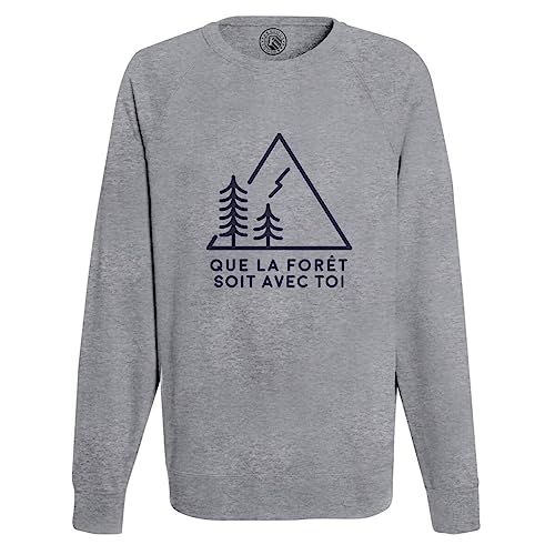 Sweat shirt homme que la forêt soit avec toi pour l'environnement
