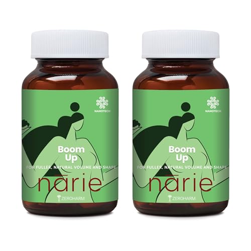 ZEROHARM Narie BoomUp Capsules for Women | 120 caps with Shatavari, Fenugreek & 4 more ingredients to support b-care | Feel healthy & fuller volume |Embrace your natural beauty with this powerful blend.