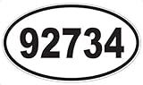 US Decal, Inc. Number 92734 Oval Sticker