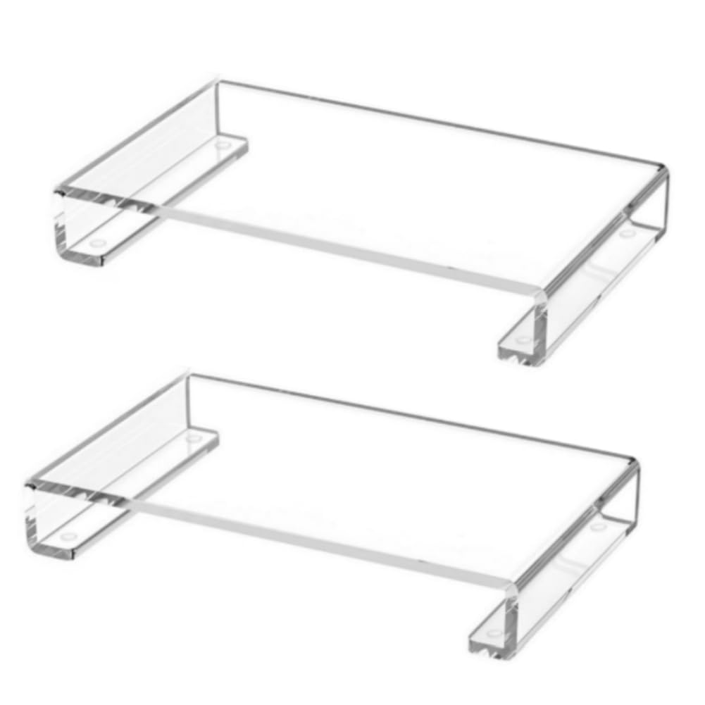 Vjsujehgy Acrylic Bathroom Counter Tray: Water- Kitchen and Bathroom Tray Countertop Decor Candle Tray Decor