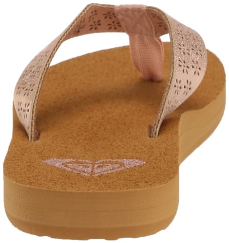 Roxy Girl's Porto Motif Flip Flop Sandal3