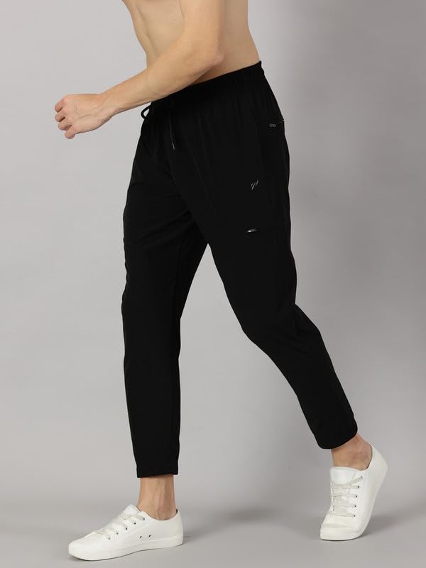 Image of BLUE TYGA Travel Joggers Pro for Men | Ultrastretch, Wrinkle Free & Sweat Wicking Travel Joggers | Quick Dry & Odour Control Joggers for Travelling