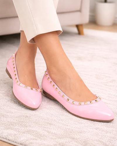 Image of Women Girls Slip On Ballet Flats