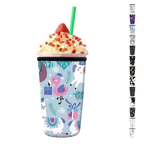 Tasse à café glacé sans condensation grâce au manchon isolant réutilisable - 2