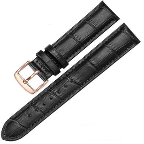 Bracelet de montre en cuir pour hommes et femmes de 12mm à 22mm