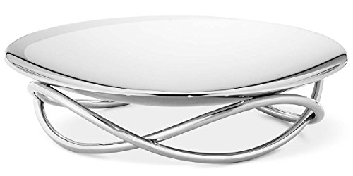 Georg Jensen GJ 241619u00a0Bujía Carcasa, Mediano, Acero Inoxidable, Stainless Steel, 31,5u00a0x 31,5u00a0x 4u00a0cm