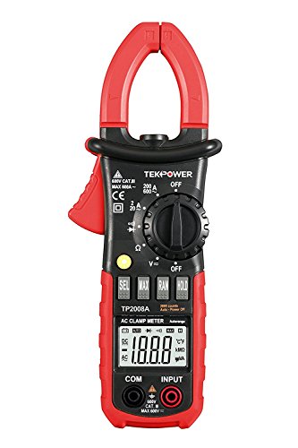 Tekpower Tp2008A 2000 Counts Clamp Meter Ac Dc Voltage Current Resistance Tester #TOP27