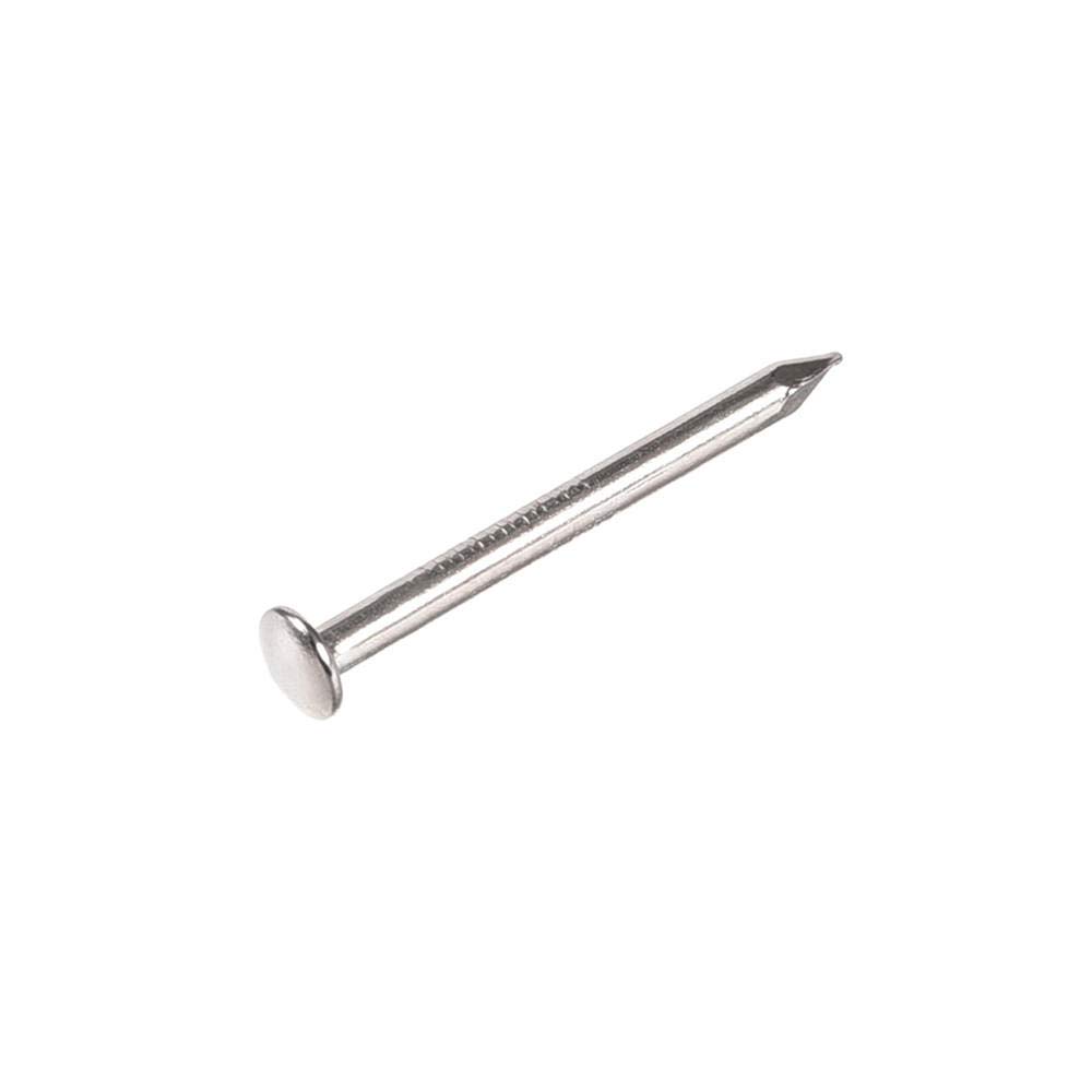 Gwoździe ze stali nierdzewnej, Małe gwoździe 1,5 x 19 mm, używane do dekoracji DIY, drewniane pudełko na zdjęcia, akcesoria domowe, srebrny odcień, 100 szt