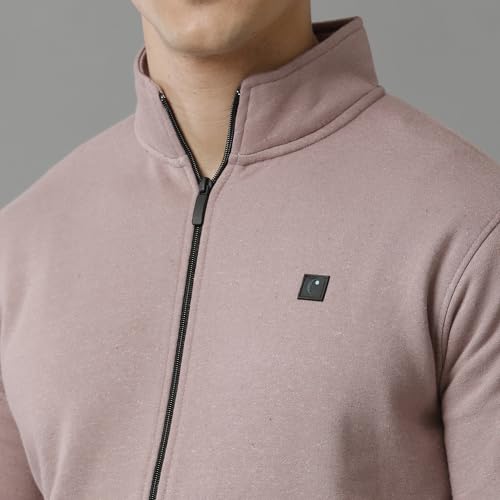 Image of Cavallo by Linen Club Men's Cotton Violet /Purple Solid Casual Short Length Jacket
