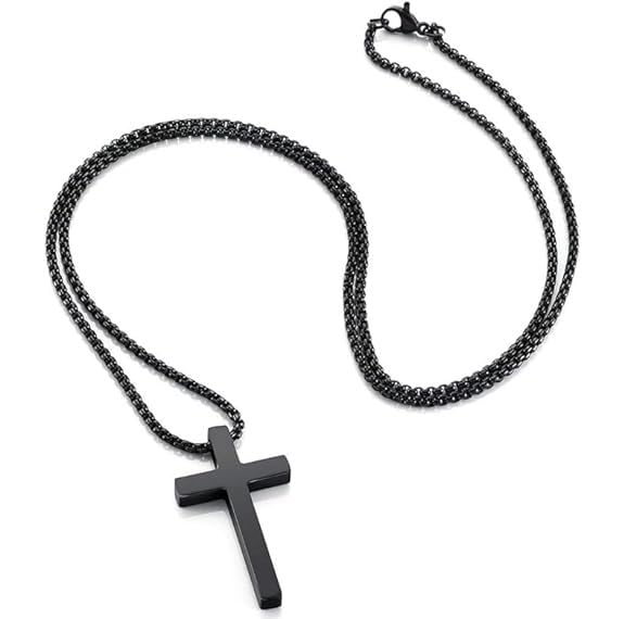 Stainless Steel Chain Cross Pendant Necklace for Men 22 to 23 Inch_ Chain_2 (B0D11Z2R6Y) Amazon Price History, Amazon Price Tracker