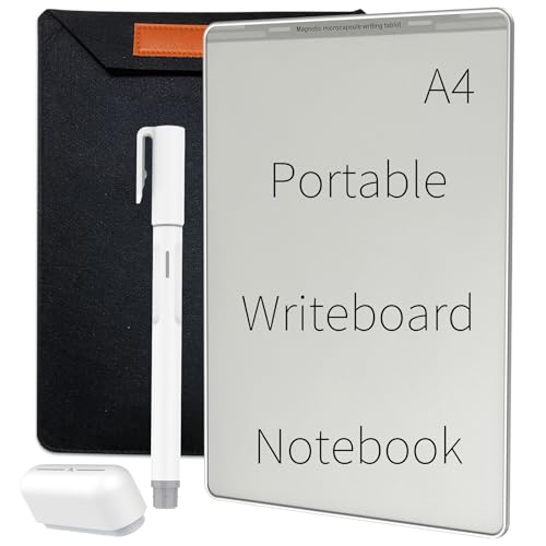 Image of Magnetic Microcapsule Writing Tablet, 6.5 inchor 8.5 inch Microcapsule Paper for Fridge, Dry Erase Board Without Ink, Reuasble 1 Pen & 1 Eraser, White Board for Home, Kitchen Students and Planner