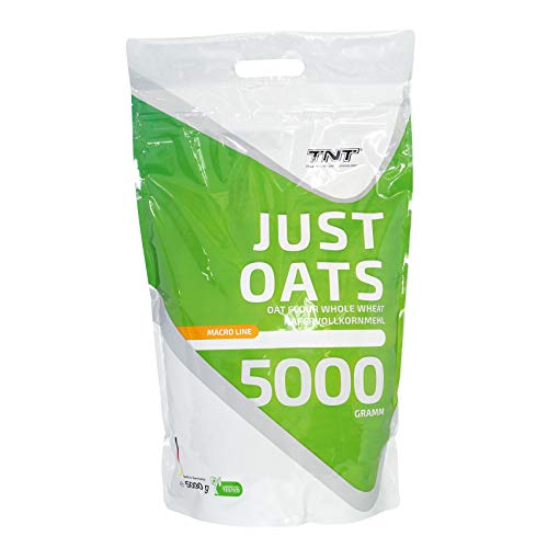 Just Oats  5kg Premium Hafervollkornmehl  Instant Hafer-Mehl geeignet als Mahlzeitenersatz & Frühstück