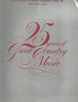 Paperback 25 Years of Great Country Music(Voice-Piano-Guitar) Book