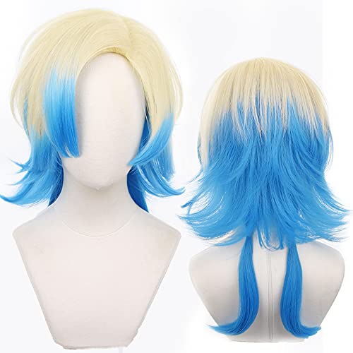 Perruque de cosplay bicolore pour vos soirées anime et Halloween