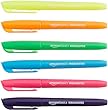 Amazon Basics Chisel Tip, Fluorescent Ink Highlighters, Assorted Colors - Pack of 12