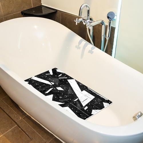 Tapete de bañera de PVC resistente y diseño moderno de Graffiti 6