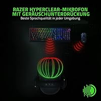 Razer BlackShark V2 X USB - Kabelgebundenes Esports-Headset (Triforce 50mm Treiber, Geräuschunterdrückung, 240g Ultraleichte Bauweise, Memory Foam Polster, 7.1 Surround Sound) Schwarz – Ansicht 2