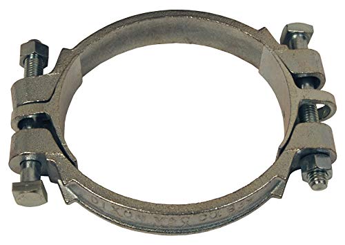Dixon Double Bolt Clamp with Saddles, Iron, Bolt MB1060, Nut MN10, SC16 (818)