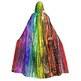 Taille parfaite : avec une longueur de peignoir majestueuse de 159 cm et une hauteur de capuche de 40 cm, cette cape est finement adaptée pour les adultes, créant un look impérial qui ne manquera pas de faire tourner les têtes à n'importe quel rassemblement.