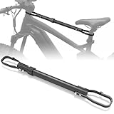 YZONA Verstellbarer Fahrradträger Querstange, 59,9 cm - 79,8 cm Oberrohradapter, übergroßer Durchmesser, Querstange für E-Bikes/Damen/Low-Step/Step-Through/BMX/Kinder/Vollfederung Mountain