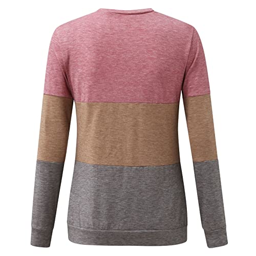 Tops T Maternidade Longa para Amamentação Camisa Manga Zíper Feminino Casual Maternidade Roupas de I