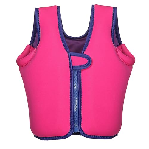 Générique Gilet de sauvetage pour fille avec protection solaire UPF 50+ pour les tout-petits à la piscine, à la plage, aux activités de plein air