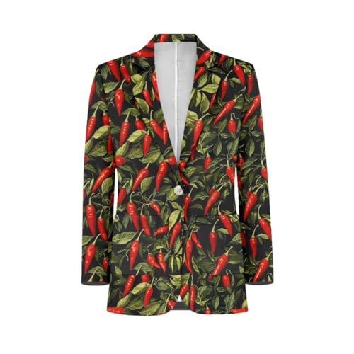 Mens Plus Size Blazer Jacket Novelty 3D Printed Long Sleeve One Button Blazer Suit3