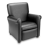 The Crew Furniture 649850 Urban Child Recliner Black Vinyl