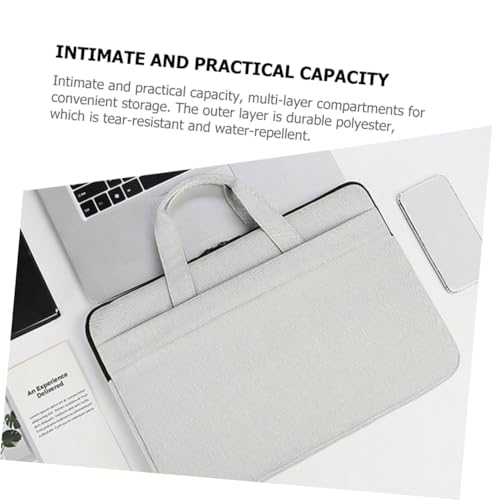 Funda portátil 14 pulgadas acolchada contra golpes y arañazos para mujer en oficina 5