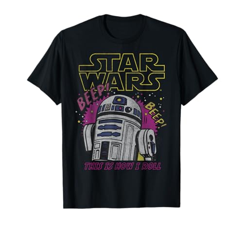 T-shirt Star Wars R2 Beep Beep Poster cadeau idéal pour fan de saga