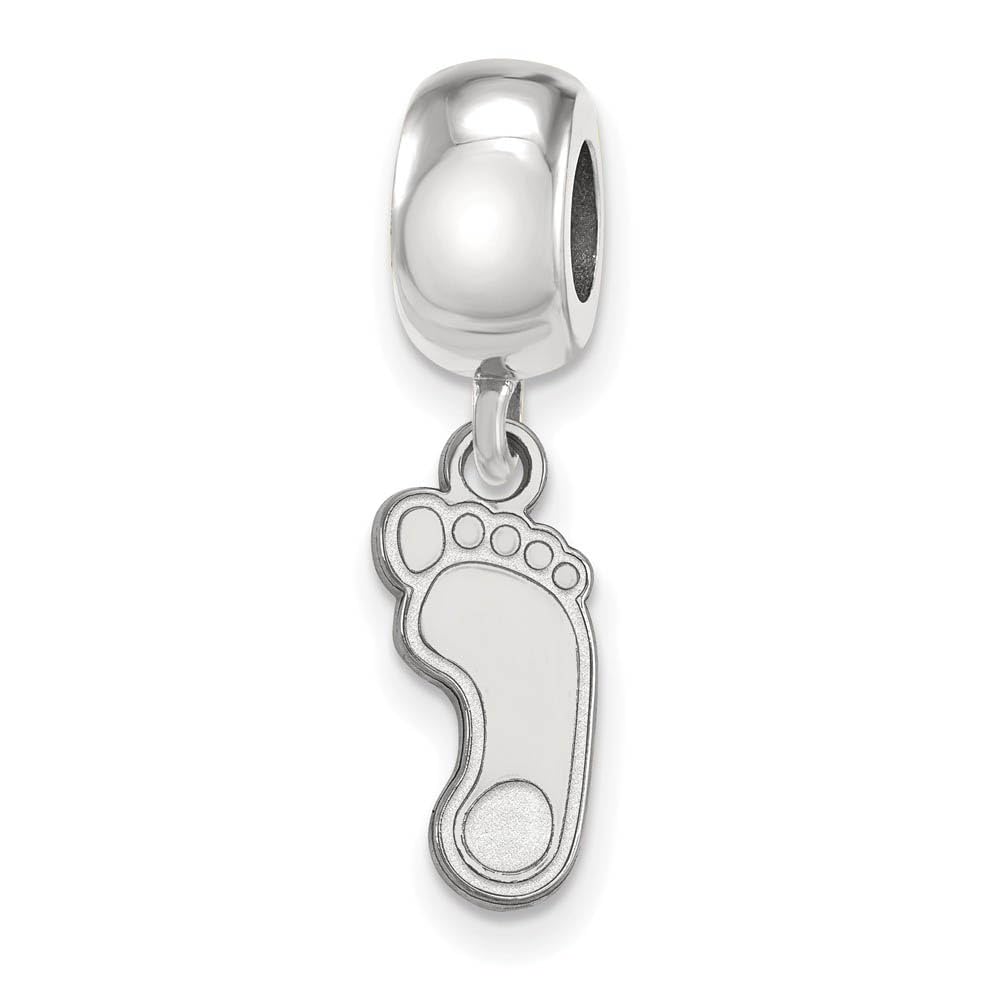 LogoArt Sterling Silver University of North Carolina Sm Dangle Bead Charm