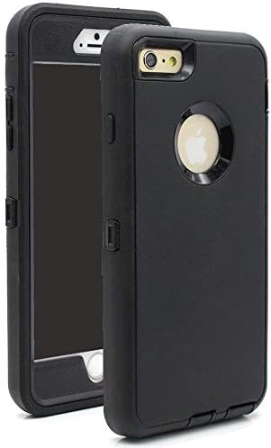 Annymall for iPhone 8 Case, iPhone 7 Case, with Screen Protector Full Body Heavy Duty Shockproof Drop-proof Dust-proof Protection Phone Case Rugged Defender Protective Cover for Apple iPhone 8/7