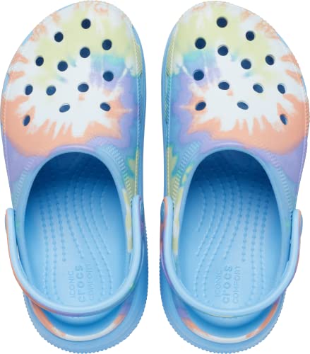 Crocs Unisex-Child Classic Cutie Platform Clogs, Oxygen/Multi, 4 Big Kid #TOP3